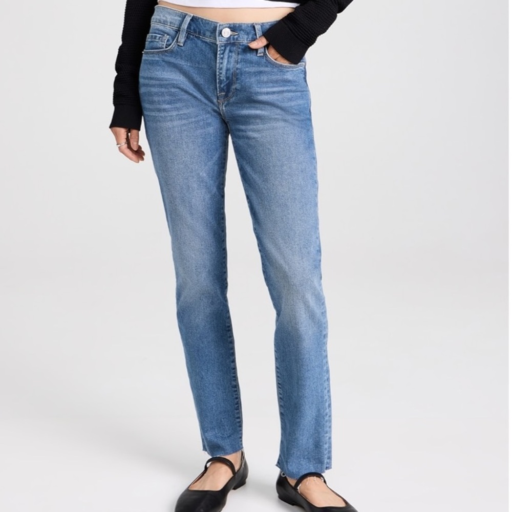 FRAME
Le Garcon Rolled Raw After Jeans